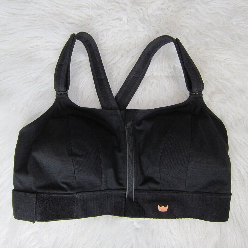 Shefit Flex 3 Luxe Black Women's Adjustable Sports Bra Removeable Pads